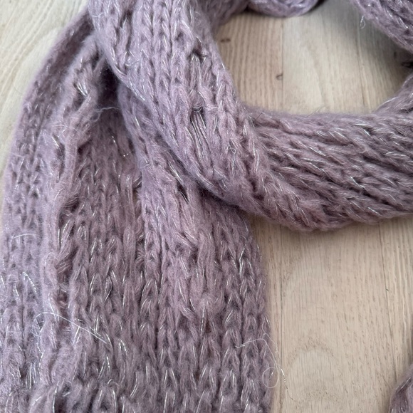 Lilac and Silver Scarf - Picture 3 of 5